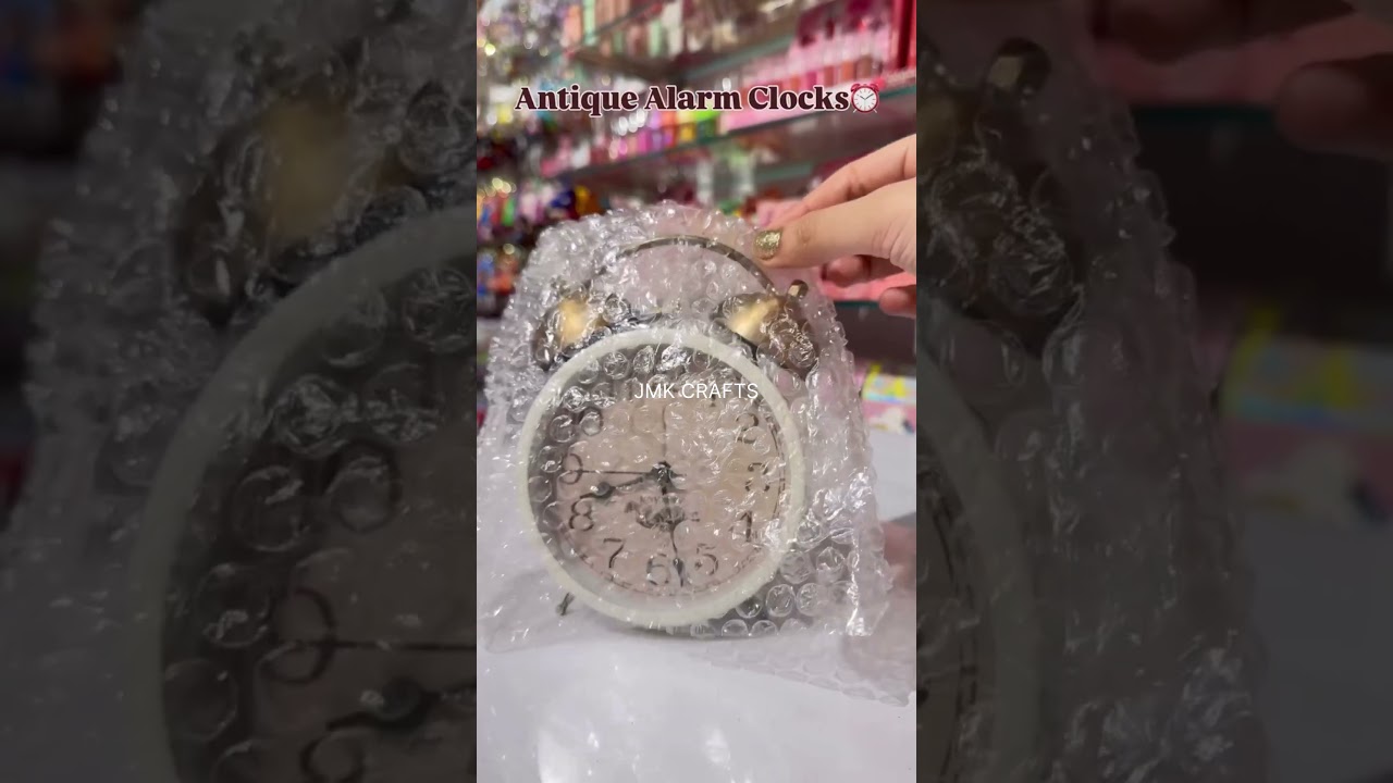 🕰️ Antique Alarm Clock | Vintage Classic Table Clock ⏰ 