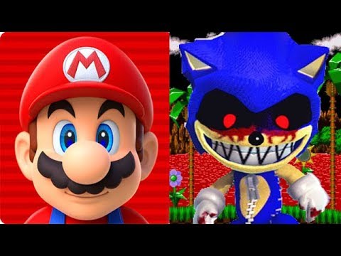 Super Mario Run Vs SONIC EXE LittleBigPlanet 3 