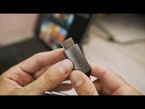 Кабель Ugreen CM556 USB-C на DisplayPort 1.4 8K 60Hz 4K 240Hz 1 м Чорний, видео 6