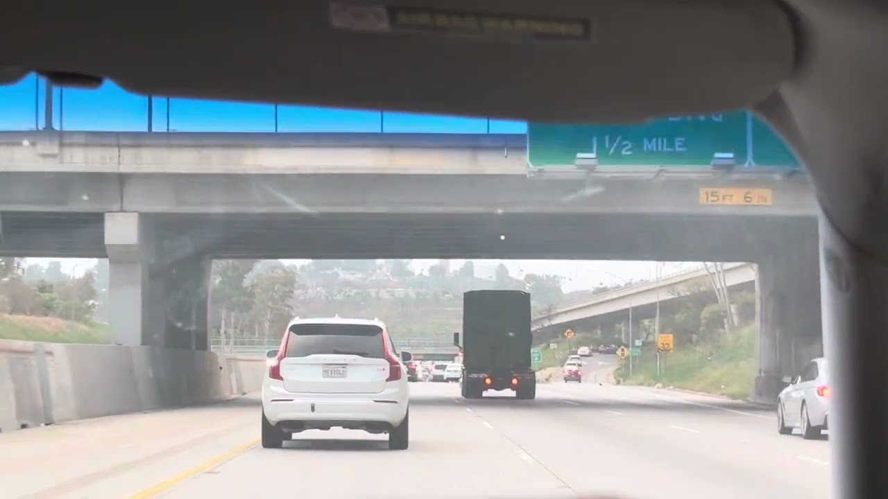 12,229: Freeway Friday May 16th: NB I-710 between Olympic Blvd & Floral Rd | 1st iPhone/2025 Take