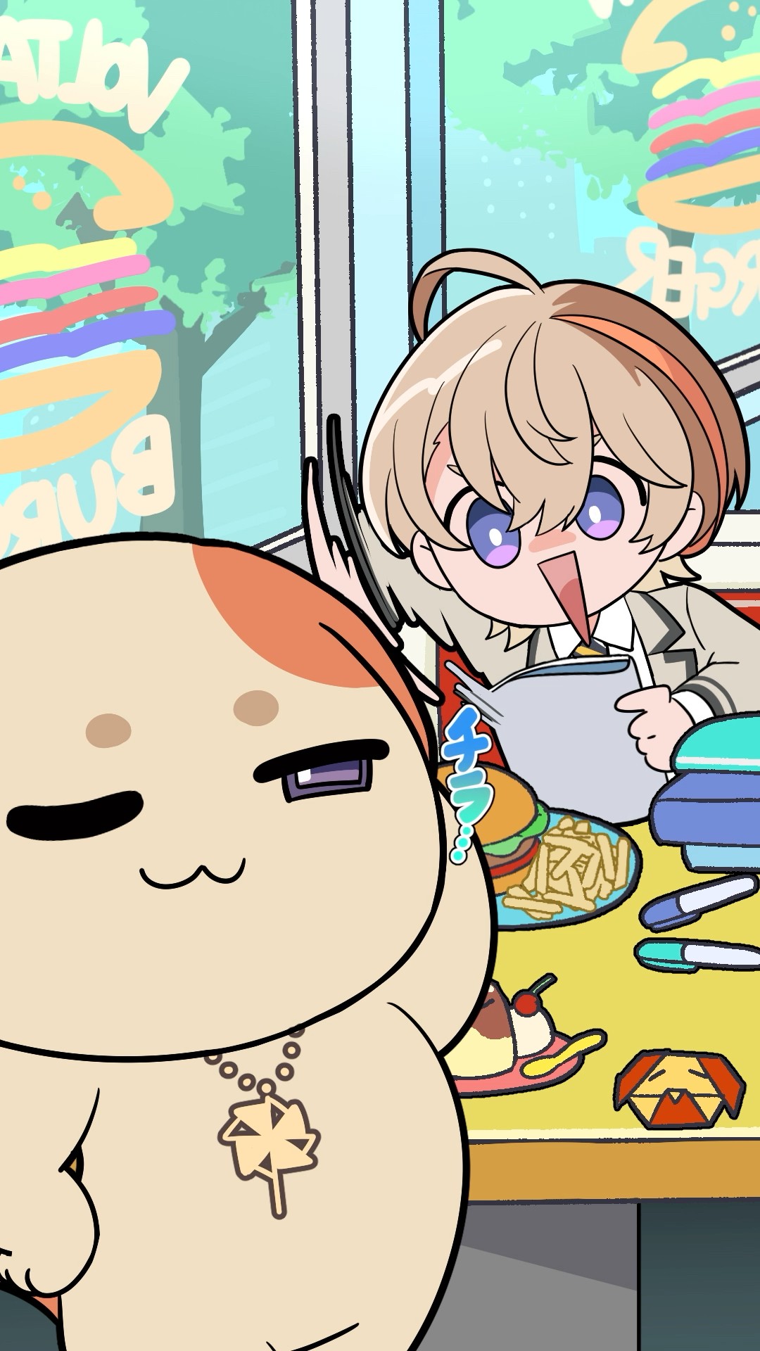 風楽奏斗ときいろのこ🐶真剣おえかきタイム🎨 #学園ゔぉるたくしょん
