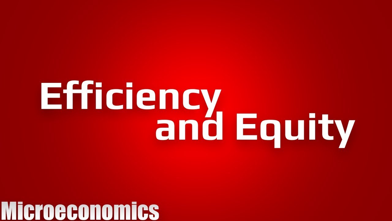 Competitive Markets and Efficiency - Efficiency and Equity (3/4) | Principles of Microeconomics