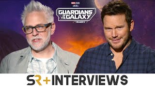 James Gunn & Chris Pratt Interview Guardians Of The Galaxy Vol. 3