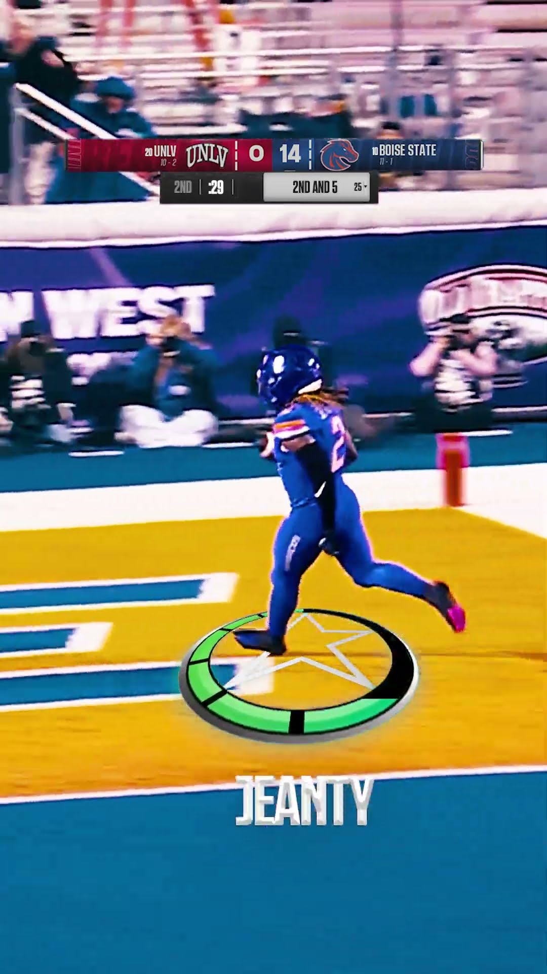 Ashton Jeanty was playing a VIDEO GAME all season long ?? #AshtonJeanty #BoiseState