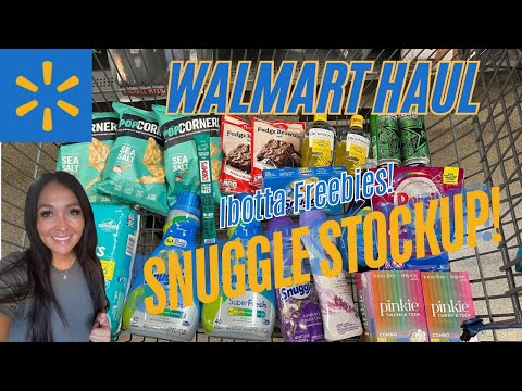 Walmart Coupon Haul! Cheap Groceries & Laundry Products! Easy Ibotta FREEBIES!