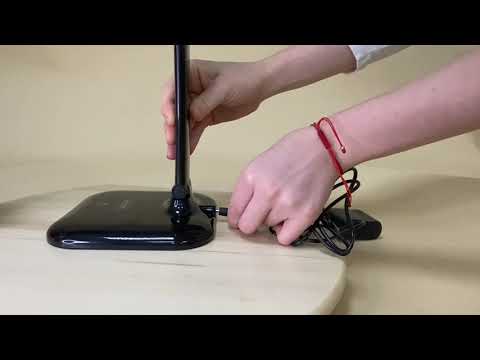 Светильник светодиодный настольный General, GLTL-006-9-220, складной, черный (505860)