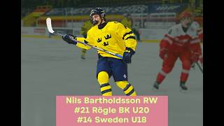 NIls Bartholdsson Highlights & Analysis | 2026 NHL Draft Hockey Prospect Film Review
