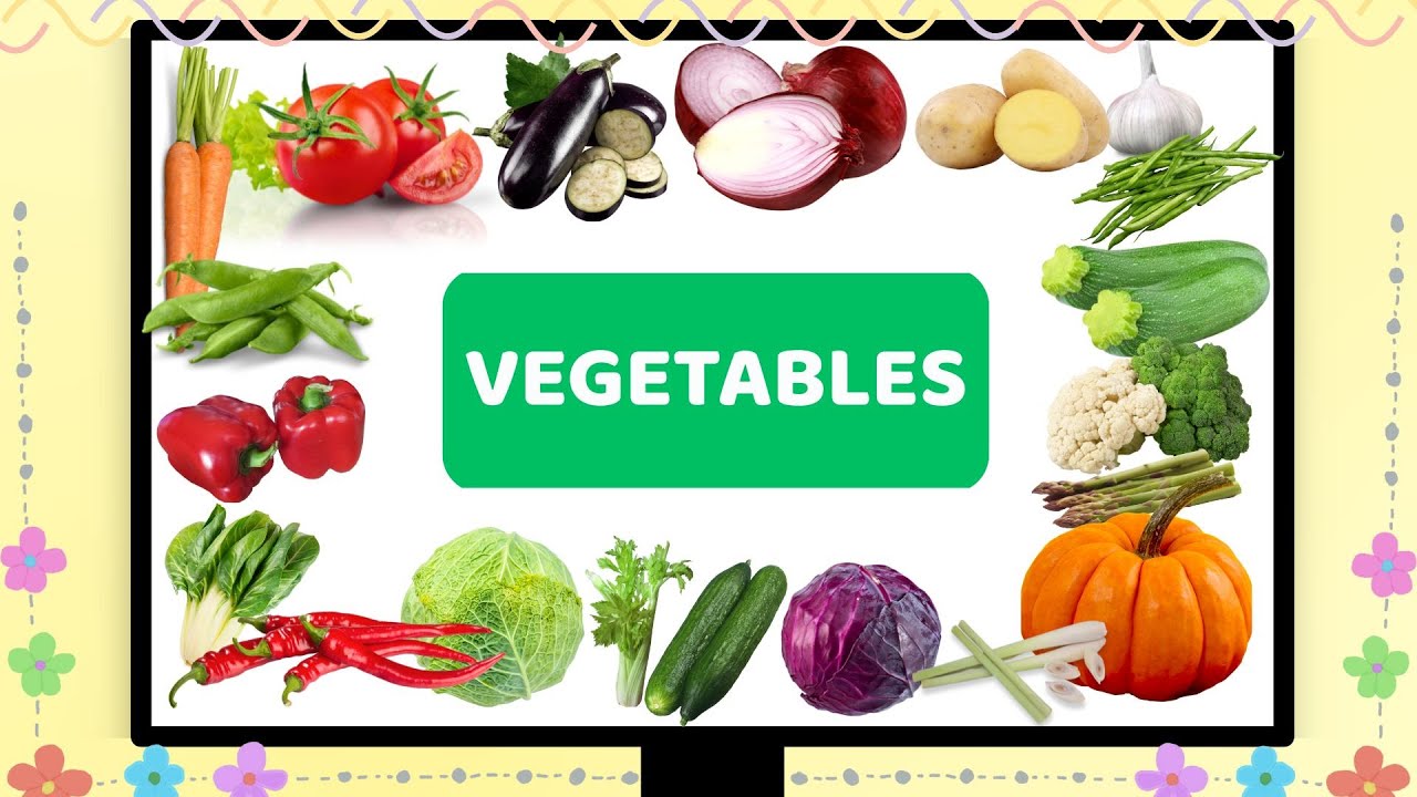 🌶️Learn Vegetable Names in English  Fun Learning for Preschoolers