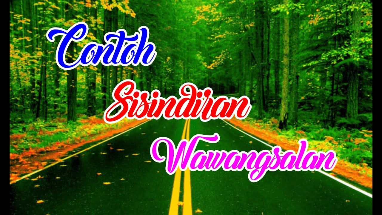 Contoh Sisindiran Wawangsalan Pantun Sunda YouTube