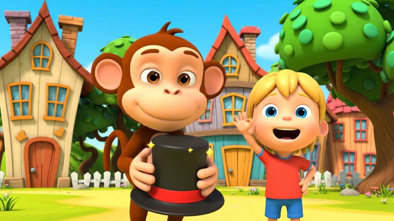 Where Is Baby Monkey’s Magic Hat | Nursery Rhymes for Kids & Baby Songs
