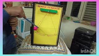 simple pendulum working model by Sana Kausar 7th class vempally.