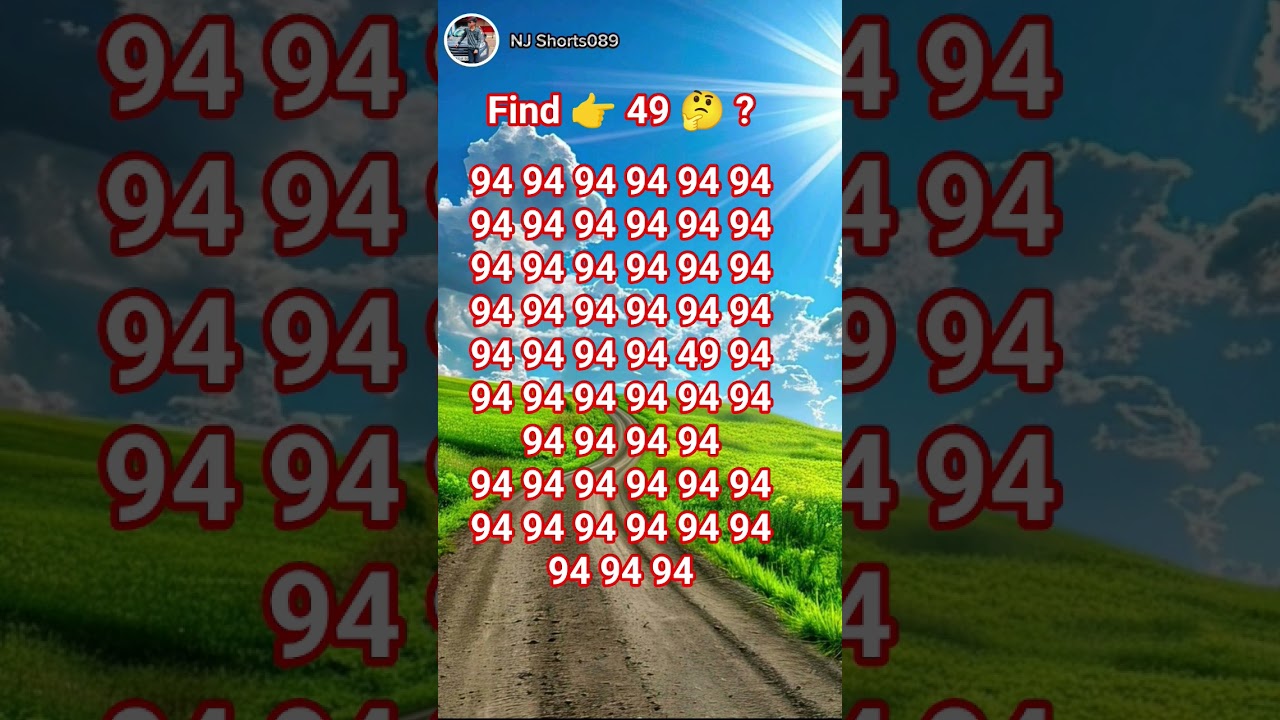 find the odd number 🤔 