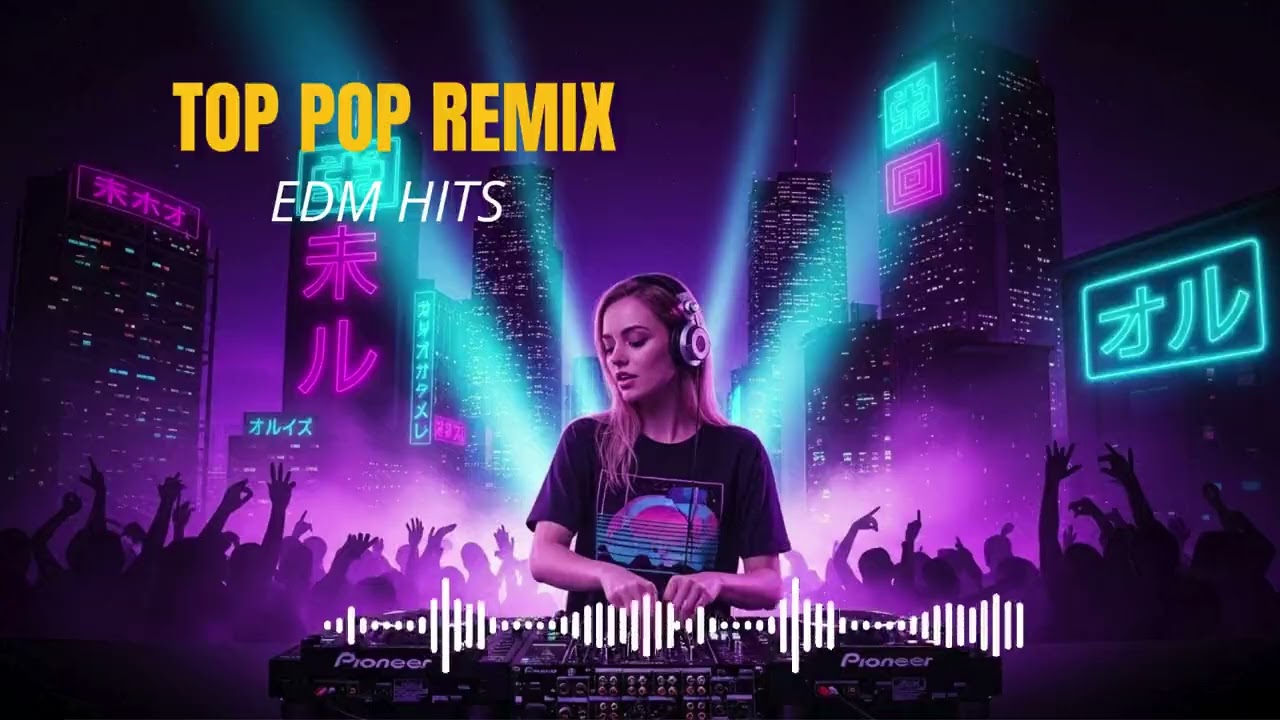 Cyber Glow Pop EDM Remix 💥 Night Party Mix