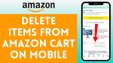 How to Delete Items From Amazon Cart on Mobile | Remove Items From Amazon Cart 2024