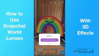How to use Snapchat World Lenses with 3D Effects screenshot 1