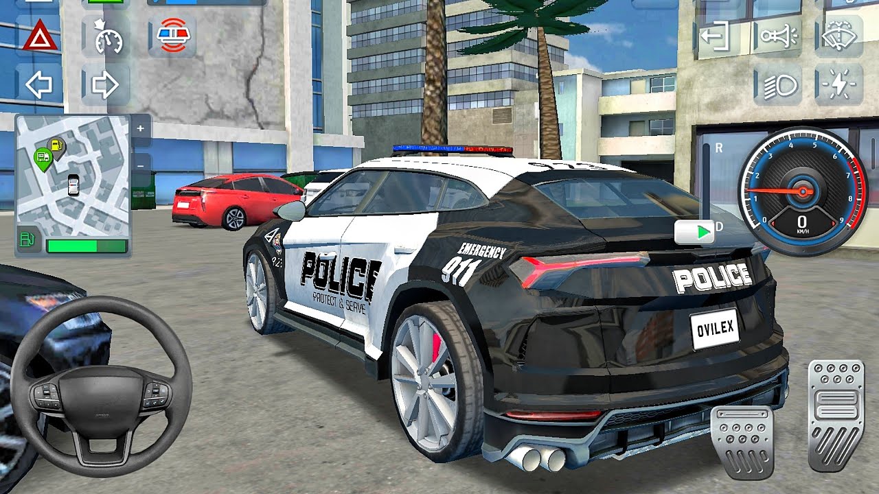 New Police Car Chase Simulator - Real Cop Duty 3D Lamborghini Driving 2026 - Car Android GamePlay