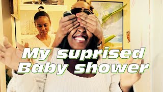 Vlog: My Suprised shower Baby Shower\/Gender Reveal of baby #3?