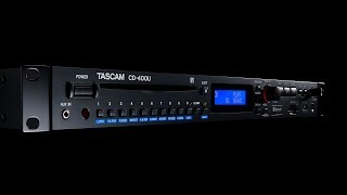 Tascam CD-400U Media Player screenshot 2