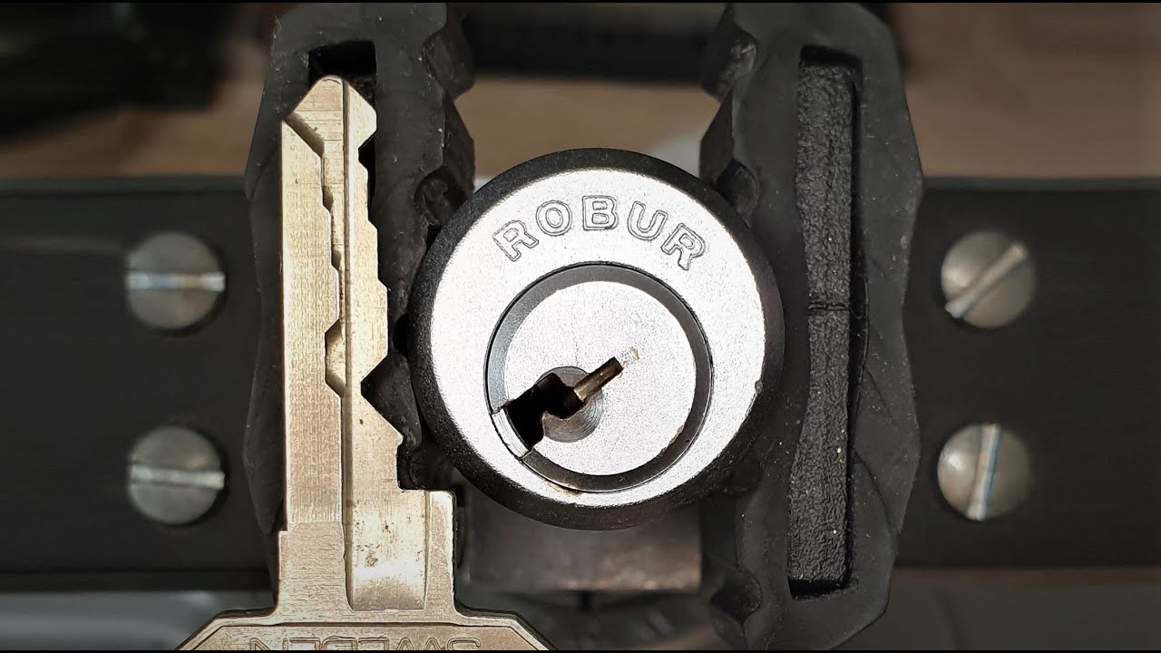 [52] Robur Safe Deposit Lock 5 SecurityPins + 4 Sidepins W/ False