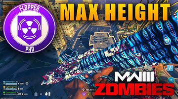 PHD Flopper from the HIGHEST Building MW3 Zombies Gameplay! Dolphin Diving Modern Warfare 3 Zombies