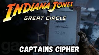 Indiana Jones: Solve the Captain's Cipher