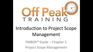 5.0 - Introduction to Project Scope Management