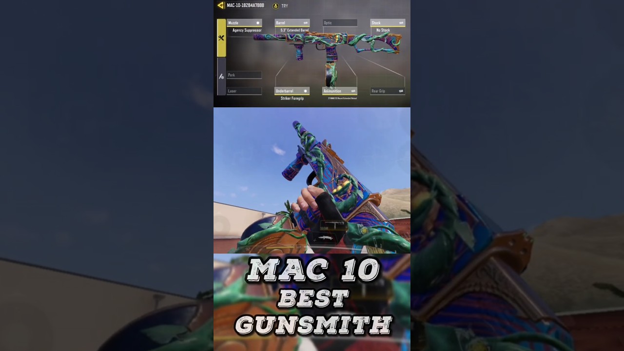 This MAC 10 Build feels illegal 😈 | COD Mobile