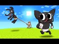 Baby Cartoon Cat is TRAPPED by ANIMAL CONTROL! (Minecraft)