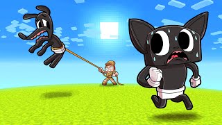 Baby Cartoon Cat is TRAPPED by ANIMAL CONTROL! (Minecraft)