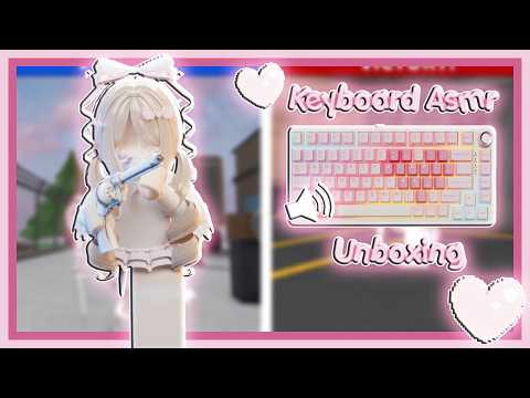 KEYBOARD UNBOXING || Handcam || Keyboard Asmr || Murder Mystery 2