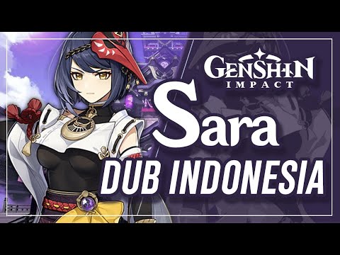 【DUB INDONESIA】Character Demo - Kujou Sara | Genshin Impact