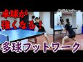 卓球が強くなる「フットワークを磨く多球練習」を西野先生が紹介！