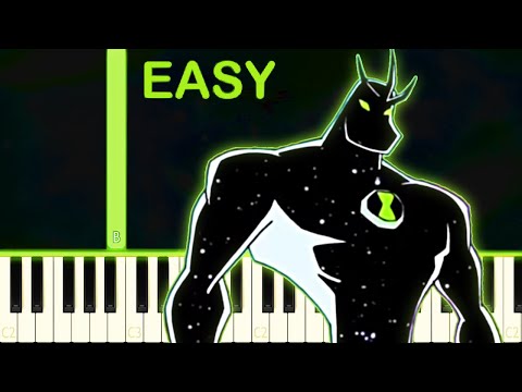 ALIEN X THEME  - EASY Piano Tutorial