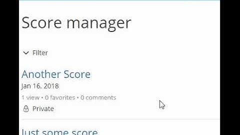 Sync your score with video - Step 1