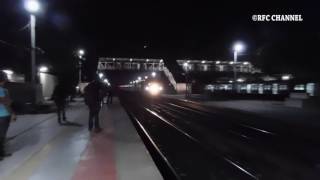 Toasted at MPS: 22634 H.Nizamuddin Trivandrum SF express with Golden Rock(Ponamalai) WDP3A at MPS