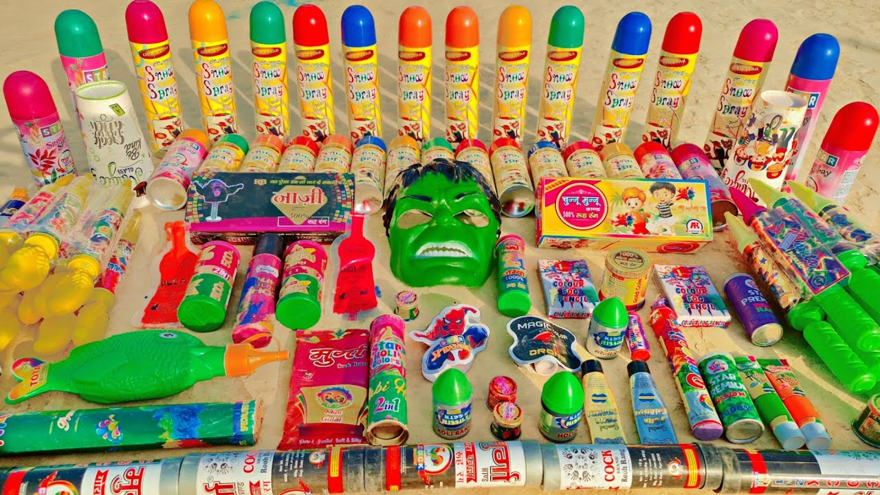 Unique Types Holi Colour & Spray Testing 2025 ~ नये नये तरीके के होल कलर की टेस्टिंग 2025 😱