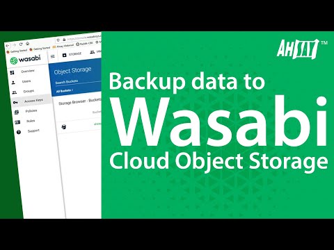 How to backup data to user's own Wasabi Cloud Object Storage thru AhsayOBM client software