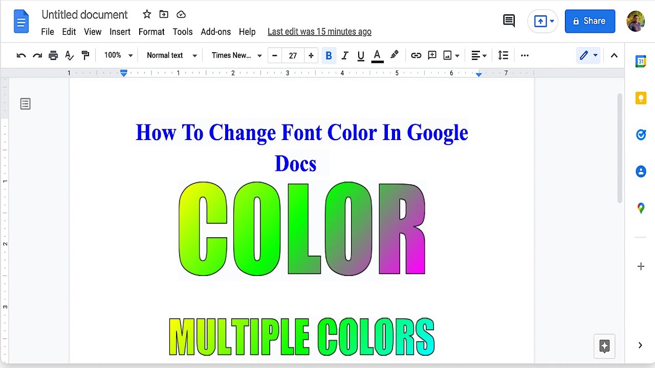 How To Get Colored Text, Change Font & Text Color