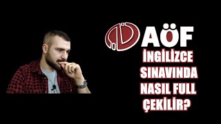 Açiköğreti̇m Fakültesi̇ İngi̇li̇zce Sinavi Nasil Geçi̇li̇r?