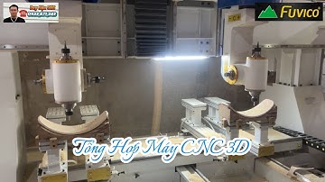 Tổng hợp máy CNC 3D có mặt tại triển lãm VIETNAMWOOD 2025 | Duy Hậu Đại Phúc Vinh CNC 