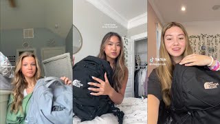 What’s in my backpack - TikTok compilation