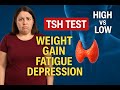 TSH Test: Low vs High | What It Means for Your Health | Early Signs of Thyroid Issues.. #thyroid