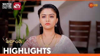 Ardhangi - Highlights of the day | Watch full EP only on Sun NXT | 07 June 2024 | Gemini TV