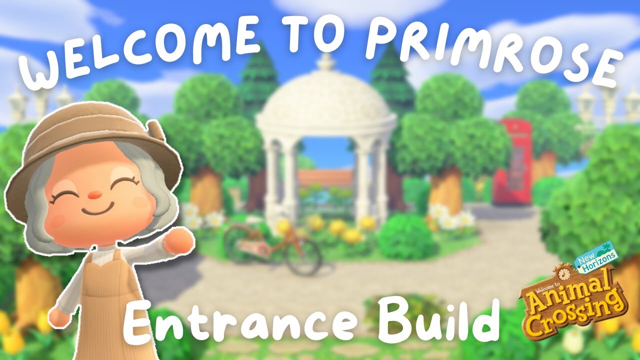 GRANDMACORE COTTAGECORE ENTRANCE BUILD ACNH ENTRANCE SPEED BUILD