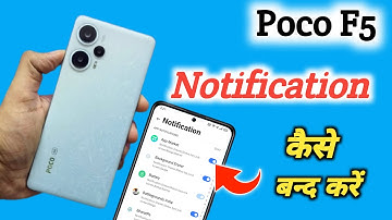 Poco f5 Notification setting, How to show notification icon in Poco f5