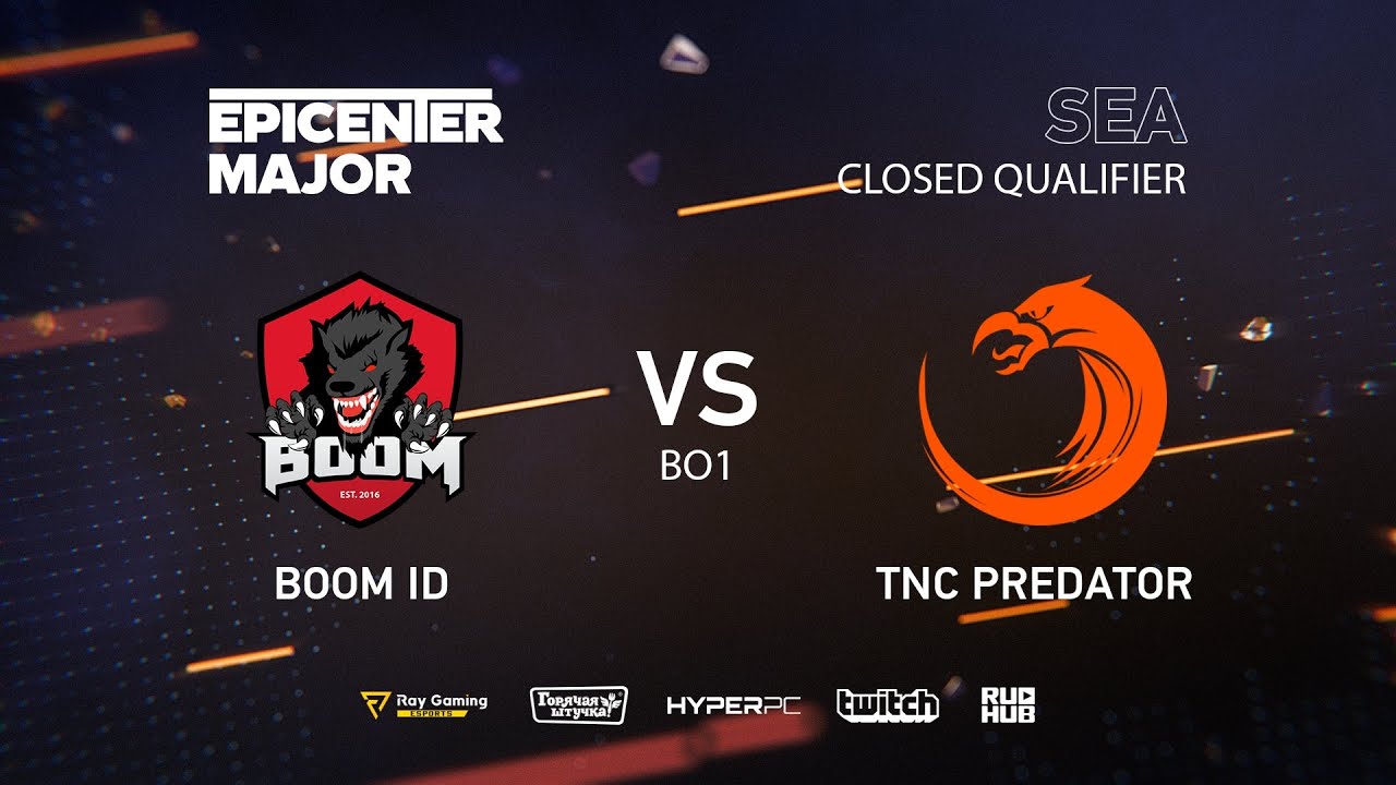 BOOM ID vs TNC Predator, EPICENTER Major 2019 SA Closed Quals , bo1 [kvyzee]