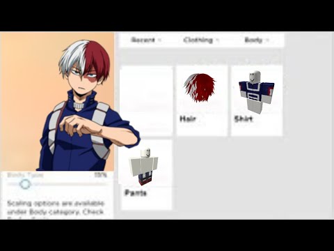 Making Todoroki A Roblox Account Youtube - sasuke hair roblox id