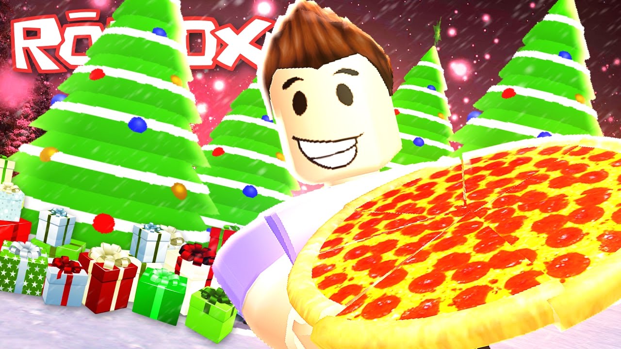 Roblox Adventures Work At A Pizza Place Christmas Edition