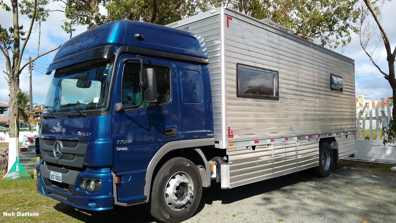 House Truck, Caminhão Mercedes Benz Atego, 1726, Carroceria, Linshalm ...