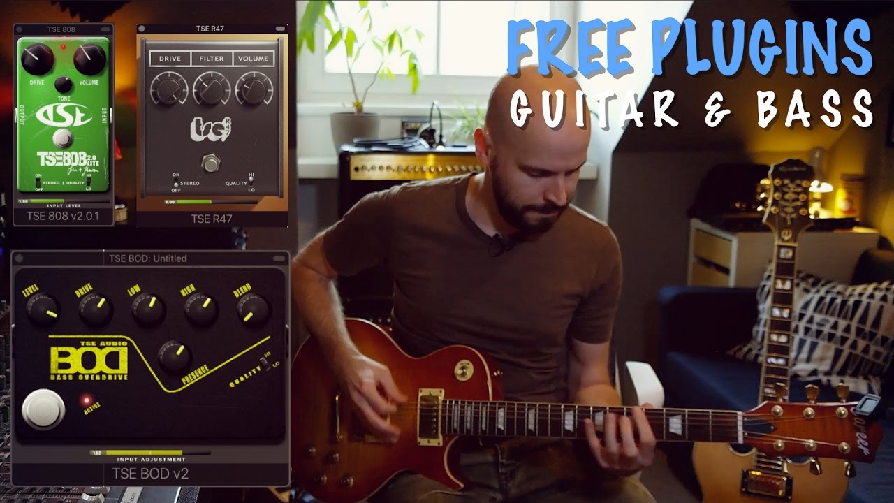 Free Guitar & Bass Pedal Plugins TSE Audio 808, R47, BOD YouTube